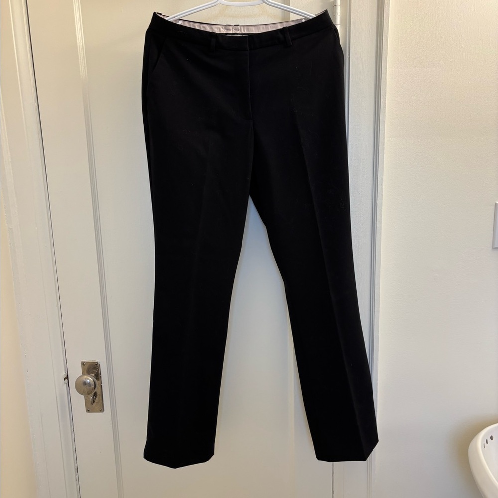 H&M Black Straight Leg Pants Professional Tailored Fit